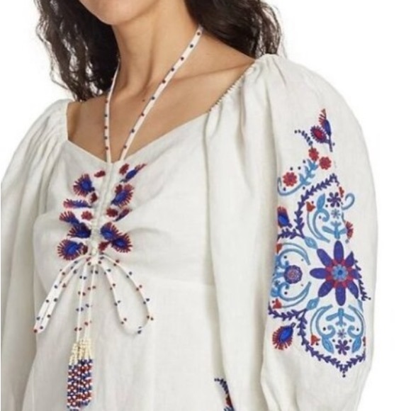 Farm Rio Embroidery Linen Mini - Picture 7 of 13